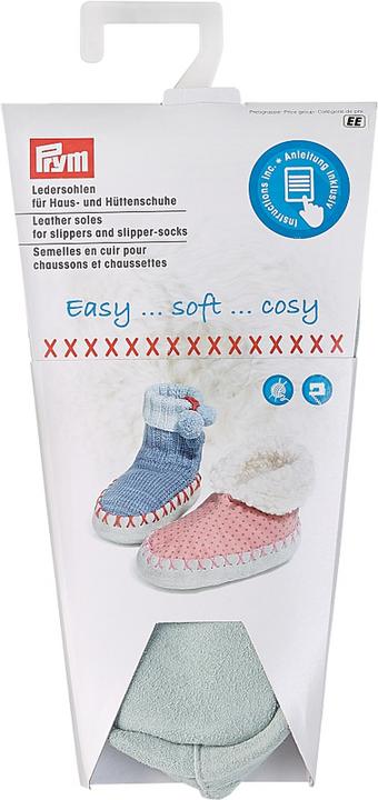 Actual product image Prym Leather Soles Slippers Size 27 - 29