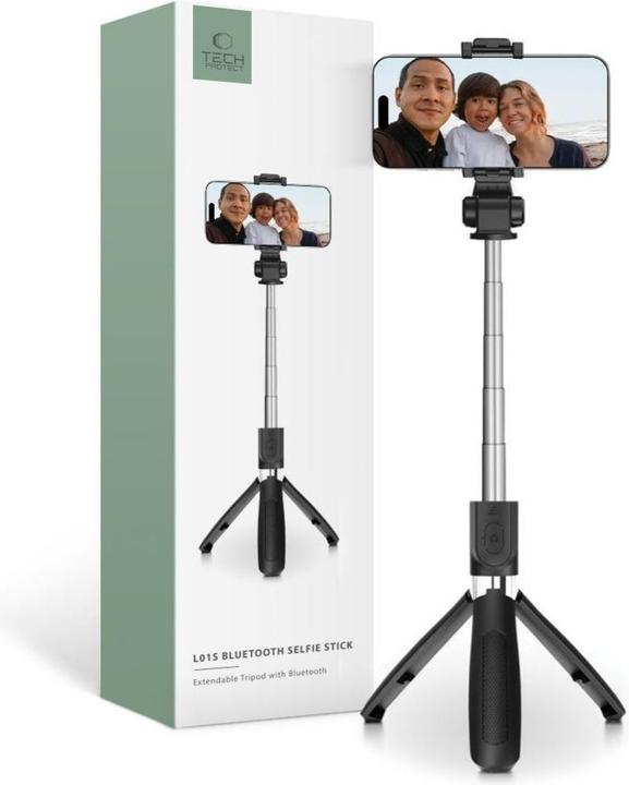 Image du produit Tech-Protect L01s Wireless Selfie Stick Tripode Black