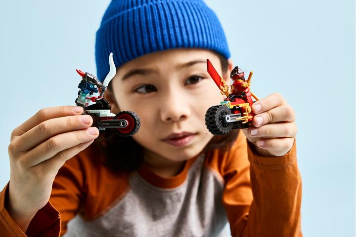 Actual product image LEGO Kais Motorradrennen (71838, LEGO Ninjago)