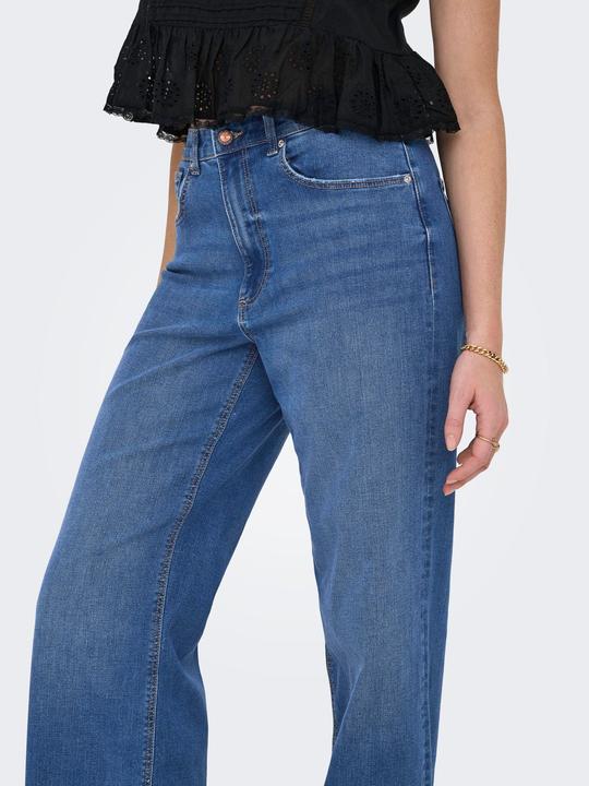 Immagine prodotto Only ONLJUICY Hohe Taille Weiter Beinschnitt Jeans Jeans mit weitem Bein (W27/L30)