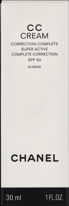 Actual product image Chanel CC Cream Super Active (20 Beige)