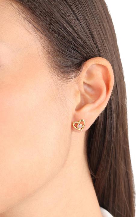 Immagine prodotto S.Oliver Ohrschmuck für Damen, 925 Sterling Silber, Zirkonia synth. | Herz (Argento 925)