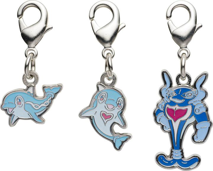 Pokémon Pokemon Center - Finizen, Palafin Schlüsselanhänger - 3 Stück