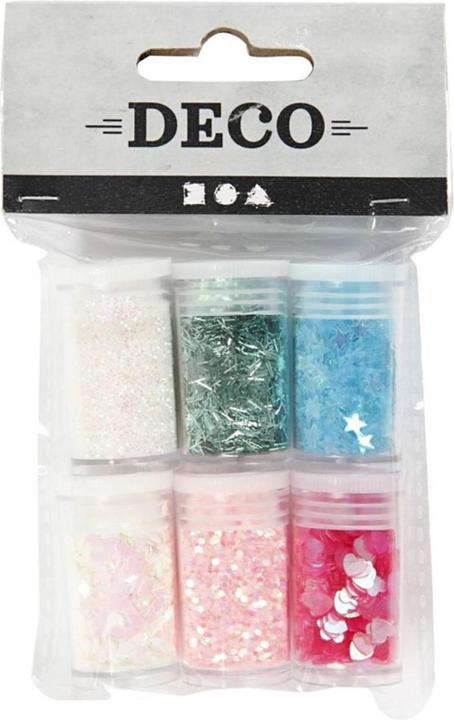 Produktbild Creativ Company Glitters en Pailletten, 6x5 gram