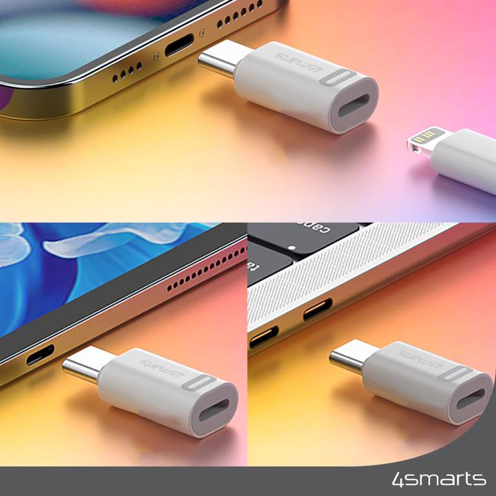 Actual product image 4smarts Lightning – USB type C (0.01 m, USB 2.0)