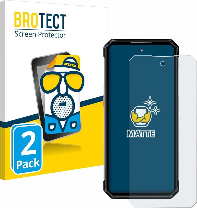 Actual product image BROTECT Anti-glare screen protector matt (2 Piece, Oukitel WP21 Ultra)