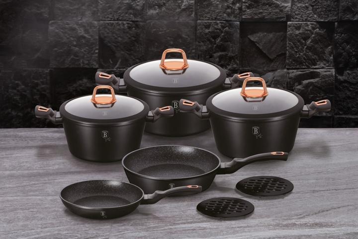 Actual product image BerlingerHaus Cookware (28 cm, Pan set + pot set, Stainless steel)