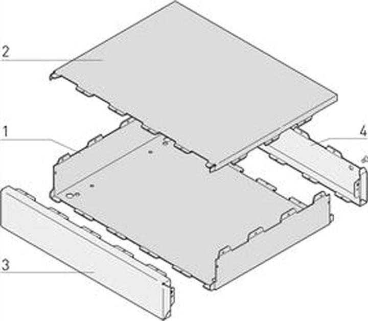 Produktbild Schroff Interscale M Gehäuse 44H 133B 133T