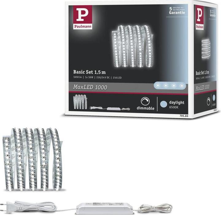 Immagine prodotto Paulmann MaxLED (Luce del giorno, 150 cm, Interno)