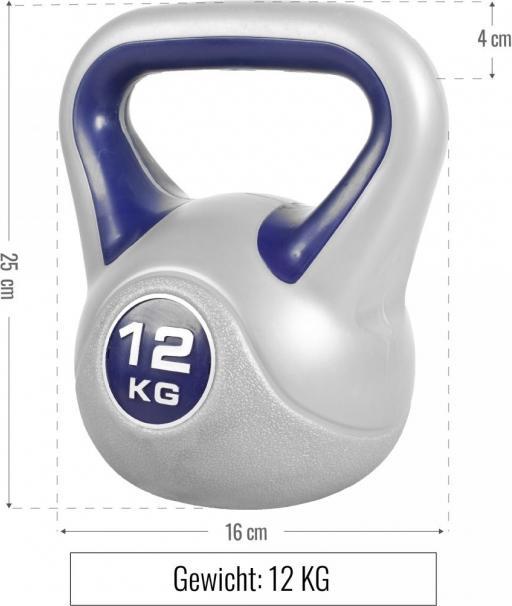 Image du produit Gorilla Sports Kettlebell Stylish (1 x 10 kg, 1 x 18 kg, 1 x 20 kg, 1 x 2 kg, 1 x 4 kg, 1 x 3 kg, 1 x 14 kg, 7 x 12 kg, 1 x 6 kg, 1 x 8 kg, 1 x 16 kg, 1 x 12 kg)