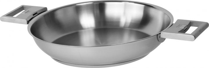Actual product image Cristel Strate Amovible stainless steel pan deep Ø28cm (28 cm, Frying pan, Stainless steel)
