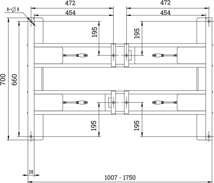 Image du produit OK-Line Système de bureau électronique réglable en hauteur SOLID 450