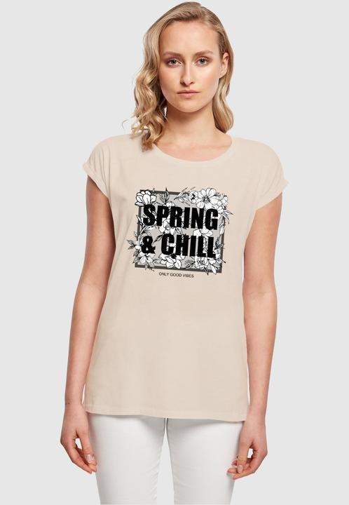 Image du produit Merchcode Tee shoulder extended Ladies Spring And Chill - 113645 (XS)