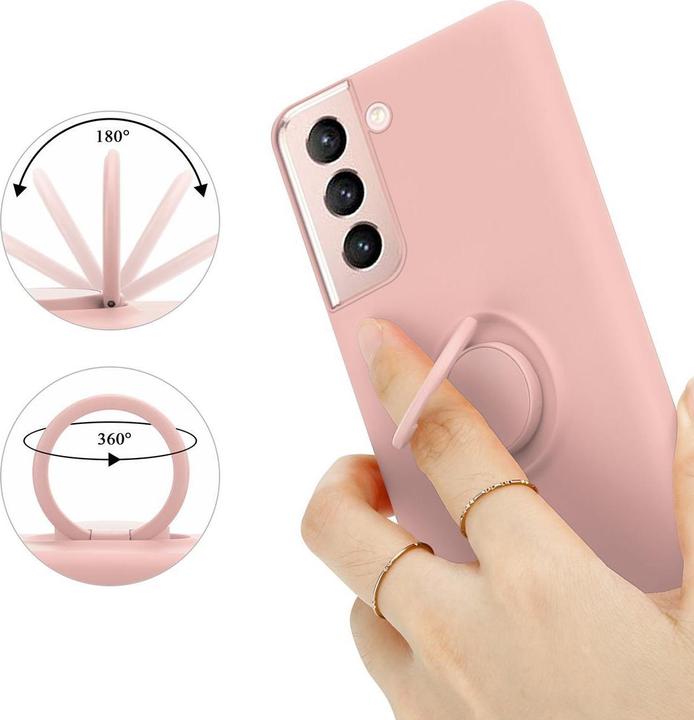 Image du produit Cadorabo TPU Liquid Ring Silicone Case Cover (Samsung Galaxy S21 5G)