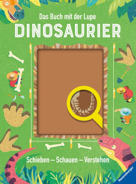 Produktbild Ravensburger Das Buch mit der Lupe: Dinosaurier (Deutsch, Karin Ehrhardt, Donough O'Malley, Camilla de la Bedoyere, 2020)
