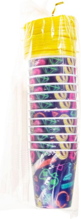 Actual product image LG-Imports Mug with lid and straw Gamer, 12 pieces. (12 x)