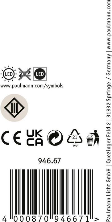 Image du produit Paulmann Plug & Shine Wallwasher Tidos (510 lm, IP67)