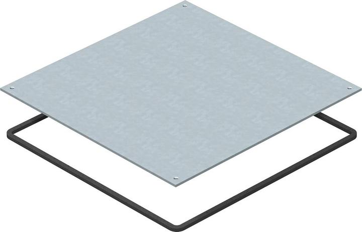 OBO Bettermann OBO DUF 250-2 Couvercle aveugle 2x282x4mm avec joint pour UZD250-2/3