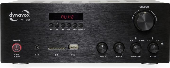 Actual product image Dynavox VT80 Stereo Compact Amplifier (Amplifier)