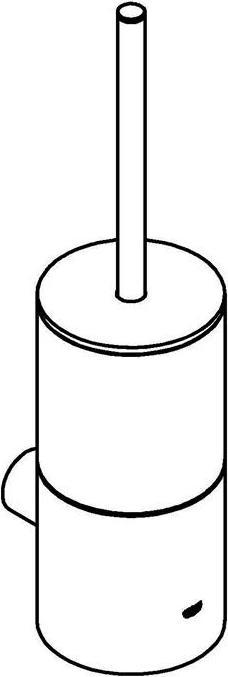 Actual product image Grohe Atrio toilet brush set
