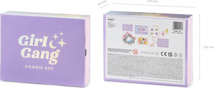 Produktbild Partydeco Schmuck Girl Gang Goodie Box 19 x 15 x 4 cm, 9-teilig
