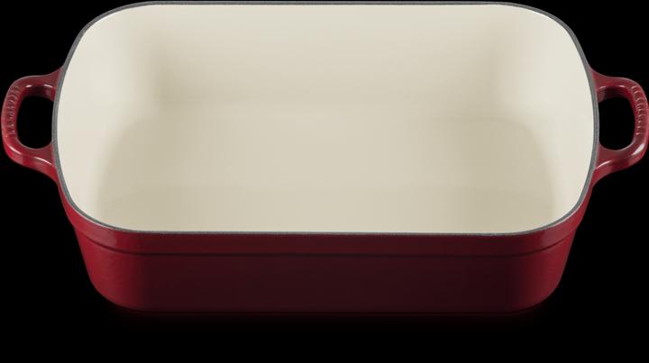 Actual product image Le Creuset Cast iron roasting pan SIGNATURE Garnet