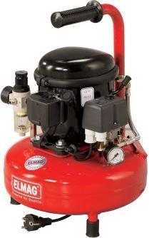 Produktbild Elmag - Kompressor AIRBRUSH P 50 W Liefermenge 35 l/min 8 bar (8 Bar, 9 l)