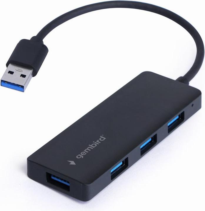 Image du produit Gembird I/O HUB USB3.1 4PORT/UHB-U3P4-03 (USB-C, 4 Ports)