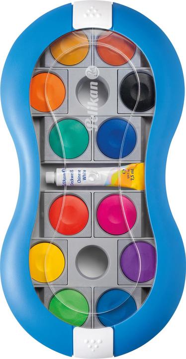 Produktbild Pelikan Deckfarbkasten Space (12 Farben, 1 Deckweiss)