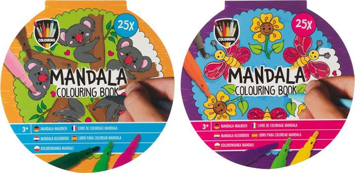 Produktbild Grafix Mandala-Malbuch, 25 Malseiten