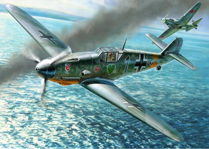 Actual product image Tamiya 1:48 WWII Messerschmitt Bf-109 F4