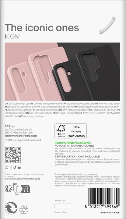 Image du produit Puro Couverture arrière (Samsung Galaxy S25)