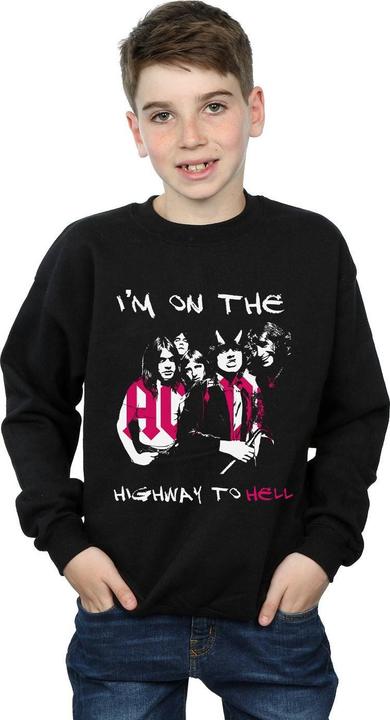 Produktbild AC/DC I'm On The Highway To Hell Sweatshirt Jungen (128)