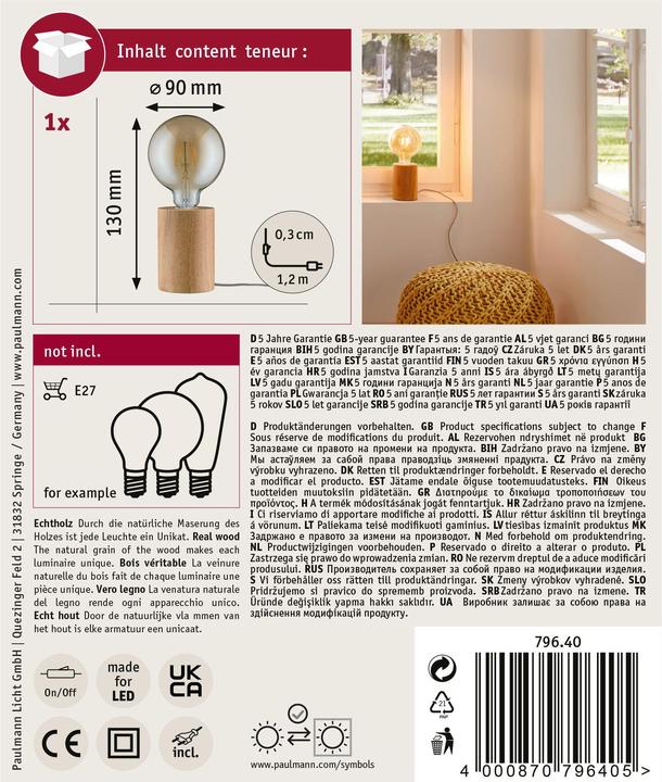 Produktbild Paulmann Talin (E27)