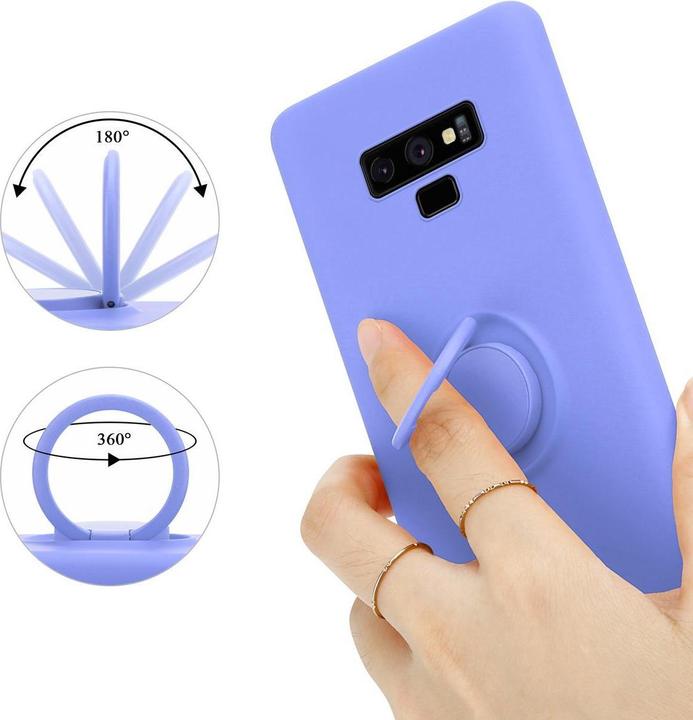 Actual product image Cadorabo TPU Liquid Ring Silicone Case Cover (Samsung Galaxy Note 9)