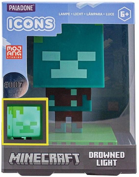 Image du produit Paladone Products Minecraft Drowned Zombie Icon Light