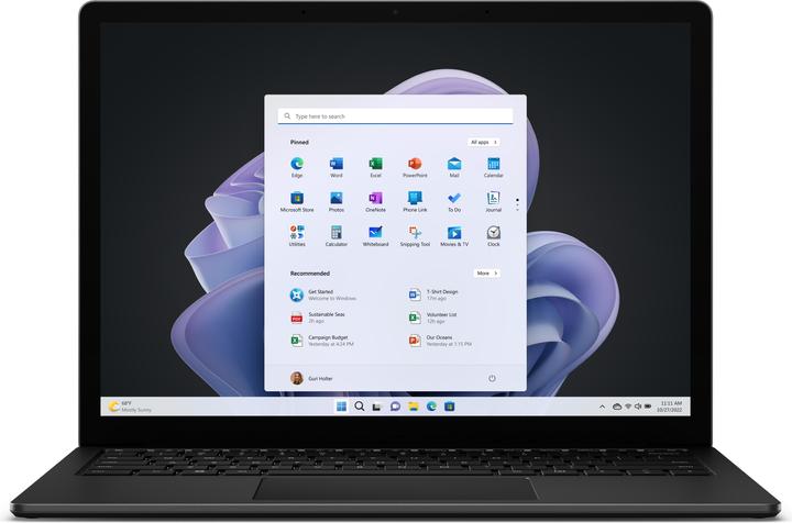 Image du produit Microsoft Surface Laptop 5, Intel® Core™ i5, 34.3 cm (13.5"), 2256 x 1504 pixels, 16 GB, 256 GB, Win (13.50", Intel Core i5-1245U, 16 Go, 256 Go, ING. Int.)