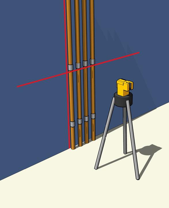 Actual product image Stabila Cross line laser incl. tripod