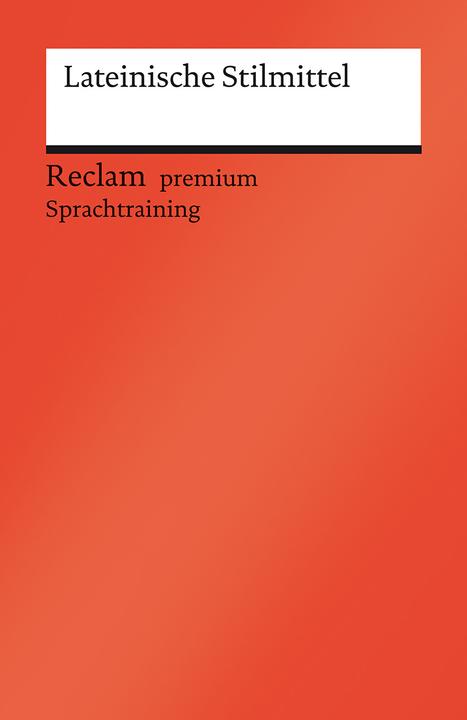 Actual product image Latin stylistic devices (Latin, Michael Bradtke, 2021)