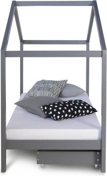 Actual product image Homestyle4u Children's bed House bed with mattress and bed base (90 x 200 cm)
