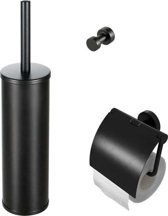 Geesa Nemox Toilettenzubehör Set - Schwarz