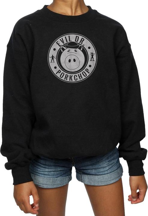 Immagine prodotto Disney Toy Story Evil Dr Pork Chop Logo Felpa Ragazze (140, 146)