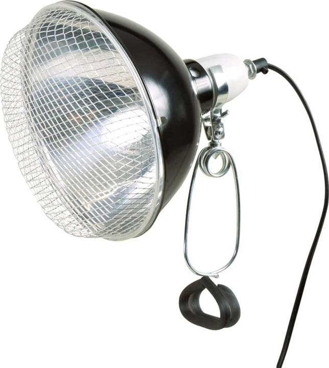 Actual product image Trixie Reptiland reflector clamp light with protective grid