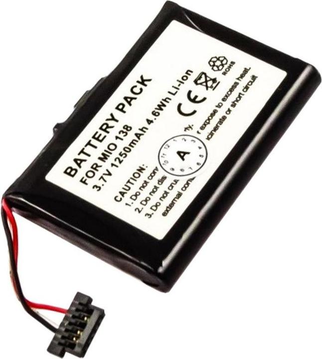 Produktbild AccuCell Akku für Mitac Mio 138, Mio 268, Mio 269, Mio C 710