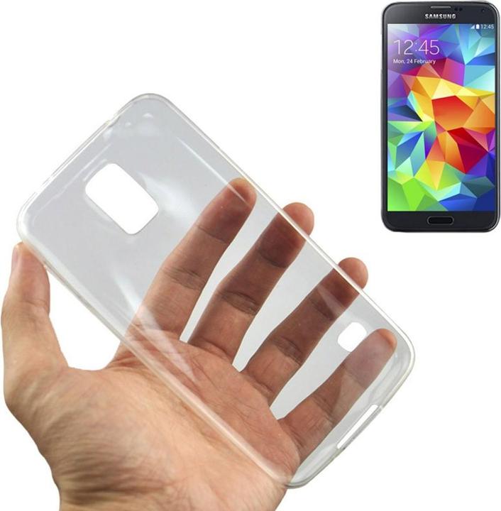 Produktbild König Design Handyhülle für Samsung Galaxy S5 Mini Schutzcase Backcover Bumper Transparent (Samsung Galaxy S5 Mini)
