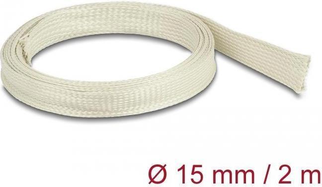 Produktbild Delock Geflechtschlauch aus Nomex Fasern 2 m x 15 (Kabelschlauch, 200 cm)