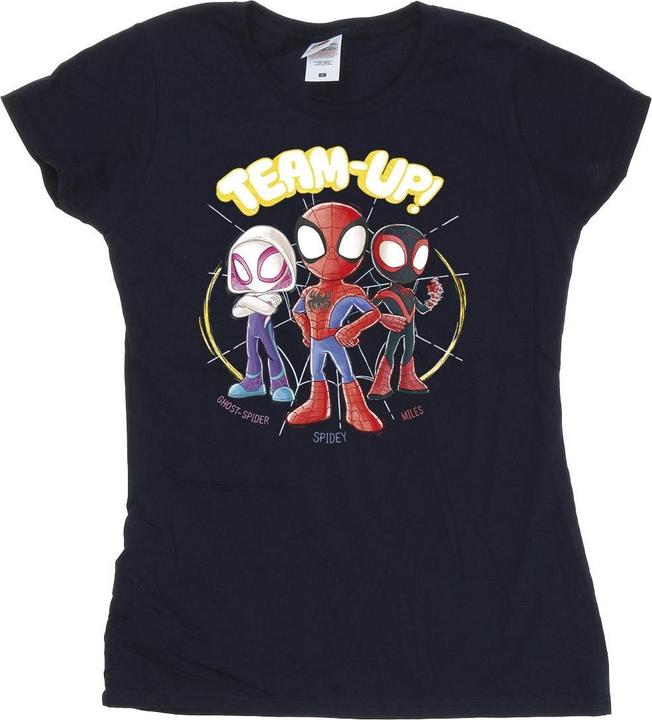 Image du produit - T-shirt SPIDEY AND HIS AMAZING FRIENDS SKETCH - Femme (L)