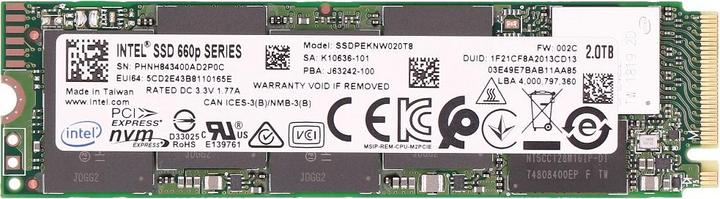 Immagine prodotto 2-Power SSD M.2 PCIe da 2 TB (2000 GB, M.2)