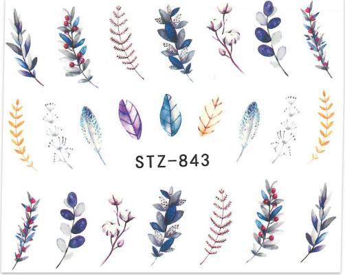 Produktbild Nagellack24 Nail Art Sticker Wassertransfer 843 (Nagellacktrockner)