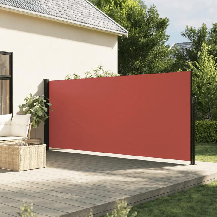 Actual product image VidaXL Extendable side awning red (1.60 m)